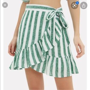 Rails Striped Etienne Wrap Skirt